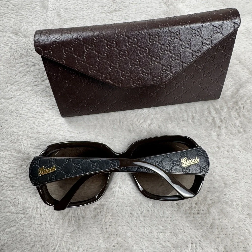 Gucci GG 3616/S CHOKHA Sunglasses Womens‎ 60-18-130 Black Preowned Case Included